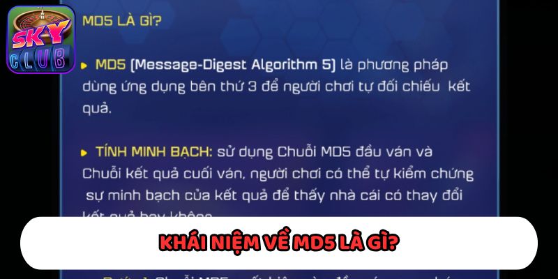 Giải thích về MD5 để chứng minh tính xanh chín của Tài Xỉu Khổng Minh